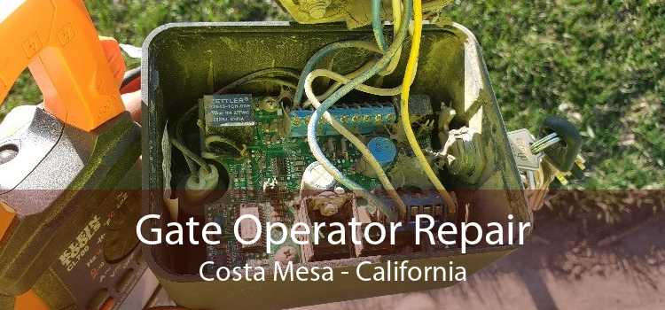 Gate Operator Repair Costa Mesa - California